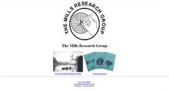 Desktop Screenshot of millsresearch.org.uk