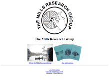 Tablet Screenshot of millsresearch.org.uk